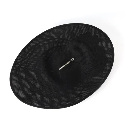 Unique Floral Disc Sinamay Fascinator - Image 7