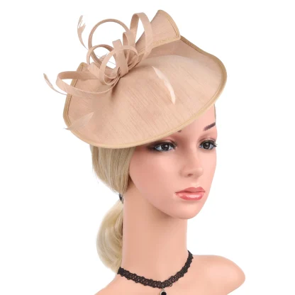 Polka Dot Pattern Cocktail Hat - Image 9