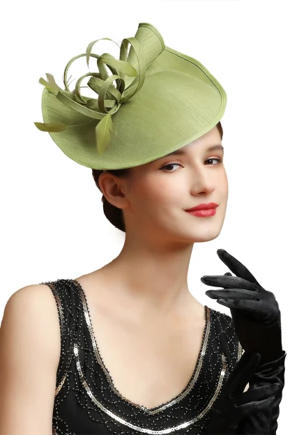 Polka Dot Pattern Cocktail Hat - Image 6