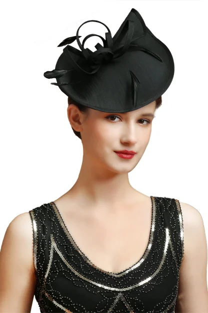 Polka Dot Pattern Cocktail Hat - Image 8