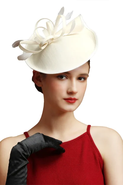 Polka Dot Pattern Cocktail Hat - Image 3
