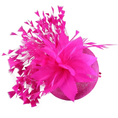 Fascinator with Fancy Faux Feather Design - Image 4