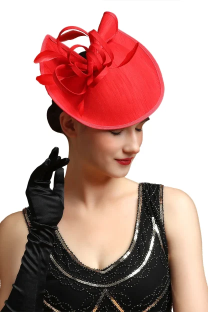 Polka Dot Pattern Cocktail Hat - Image 7