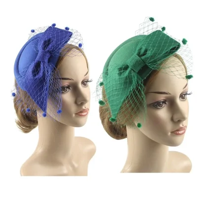 Bow Knot Headpiece with Mesh Detailing - Image 5