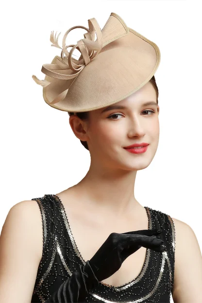 Polka Dot Pattern Cocktail Hat - Image 4