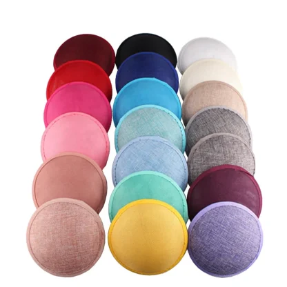 Minimal Plain Color Round Headpieces - Image 2