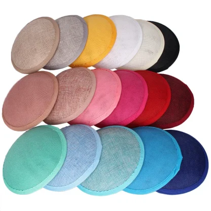 Minimal Plain Color Round Headpieces - Image 3
