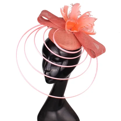 Decorative Layered Round Design Headpiece - Image 3