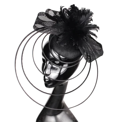 Decorative Layered Round Design Headpiece - Image 12