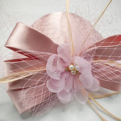 Retro Clip-on Fascinator with Elegant Design - Image 10