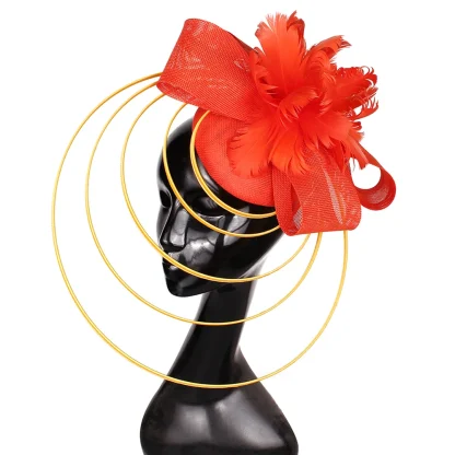 Decorative Layered Round Design Headpiece - Image 7