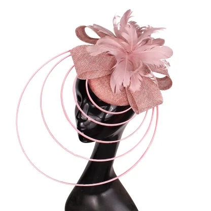 Decorative Layered Round Design Headpiece - Image 4
