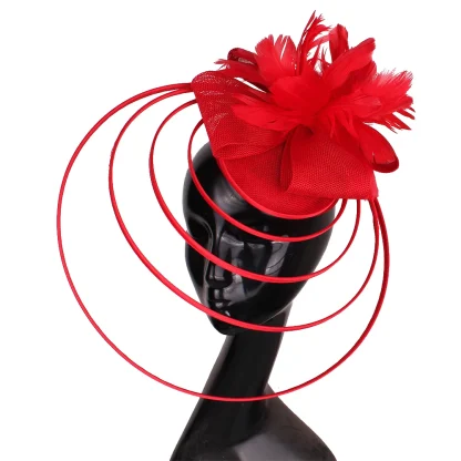 Decorative Layered Round Design Headpiece - Image 6