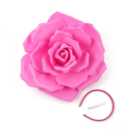 Exaggerated Unique Floral Cocktail Hat - Image 13