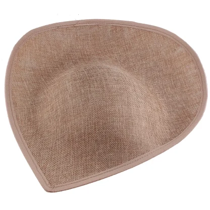 Large Disc Cocktail Hat with Solid Color - Image 13