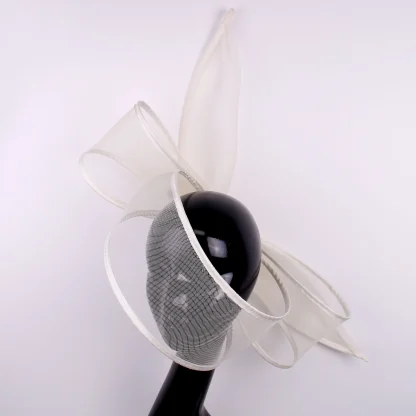 Exaggerated Bow Mesh Fascinators - Image 6