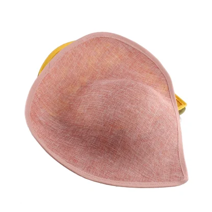 Large Disc Cocktail Hat with Solid Color - Image 15