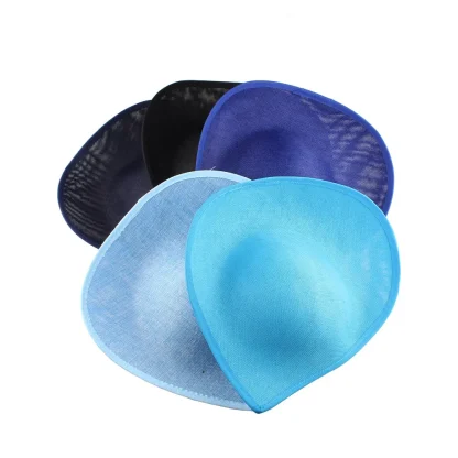 Large Disc Cocktail Hat with Solid Color - Image 2