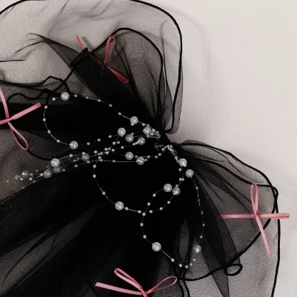 Sheer Mesh Veil Headpiece for Wedding - Image 3