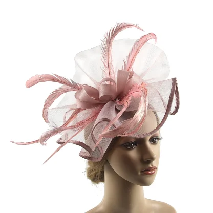 Bold Fascinator with Ruffle Design