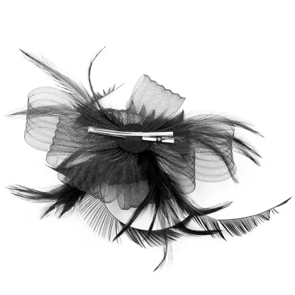 Lightweight Fascinator with Faux Feather - Image 6