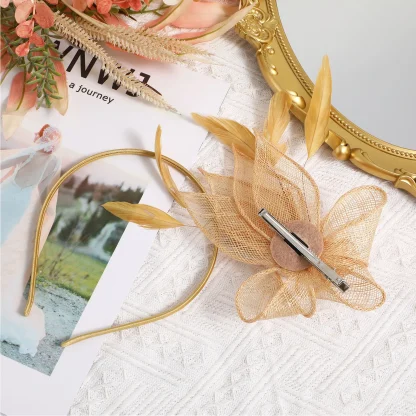 Lightweight Mesh Fascinator with Clip - Image 8