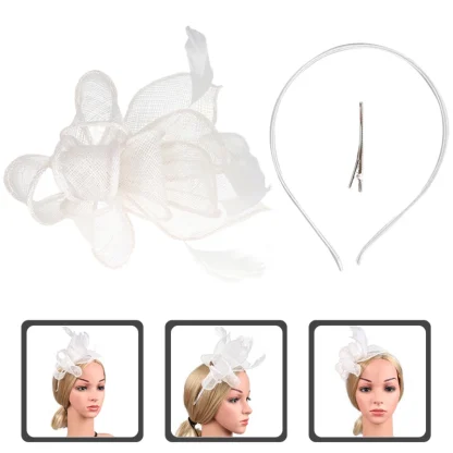 Lightweight Mesh Fascinator with Clip - Image 6