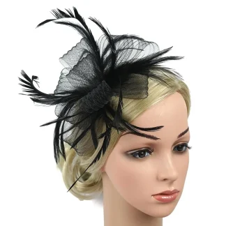 Lightweight Fascinator with Faux Feather