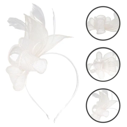 Lightweight Mesh Fascinator with Clip - Image 5