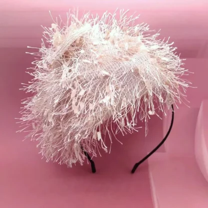 Headband Fascinator with Tassels Design - Image 12
