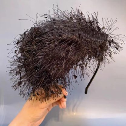 Headband Fascinator with Tassels Design - Image 5