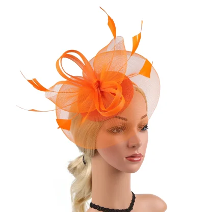 Whimsical Mesh Fascinator with Bow Design