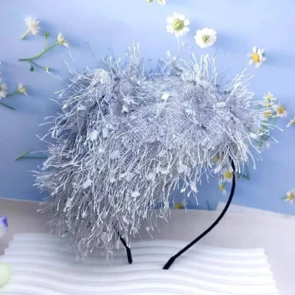 Headband Fascinator with Tassels Design - Image 4