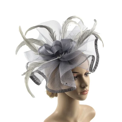 Bold Fascinator with Ruffle Design - Image 5