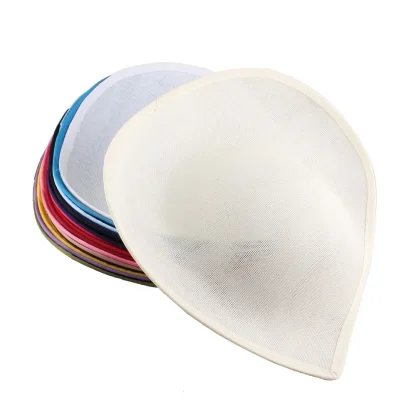 Large Disc Cocktail Hat with Solid Color - Image 8